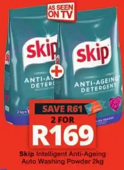 Checkers Skip Intelligent Anti-Ageing Auto Washing Powder offer