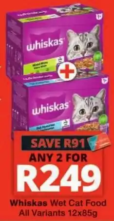 Checkers Whiskas Wet Cat Food offer