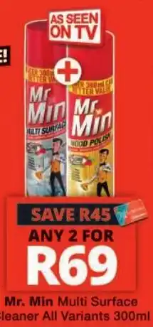 Mr. Min Multi Surface Cleaner All Variants 300ml