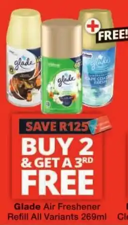Checkers Glade Air Freshener Refill All Variants offer