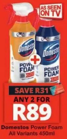Checkers Domestos Power Foam offer