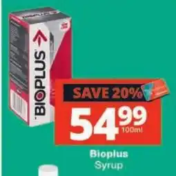 Checkers Bioplus Syrup offer