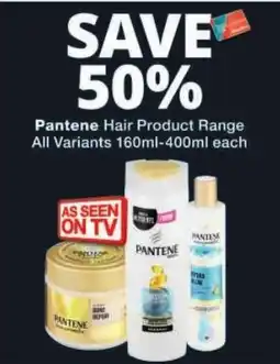 Checkers Pantene Hair Product Range offer