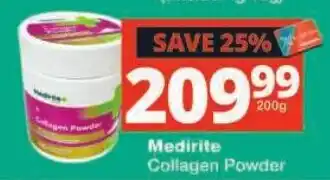 Checkers Medirite Collagen Powder offer