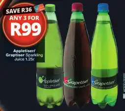 Checkers Appletiser/Graptiser Sparkling Juice offer