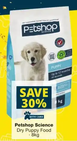 Checkers Petshop Science Dry Puppy Food offer