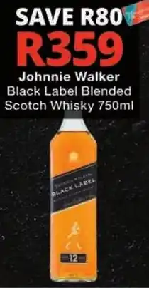 Checkers Johnnie Walker Black Label Blended Scotch Whisky offer