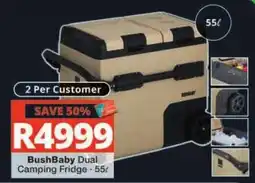 Checkers BushBaby Dual Camping Fridge offer
