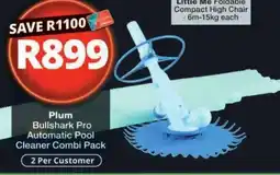 Checkers Plum Bullshark Pro Automatic Pool Cleaner Combi Pack offer