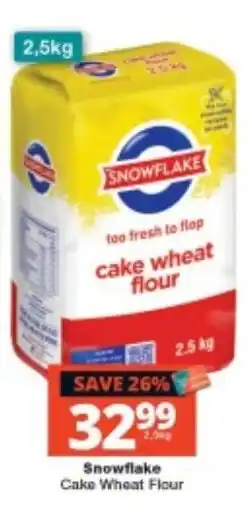 Checkers Snowflake Cake Wheat Flour offer