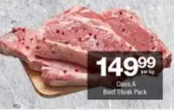 Checkers Class A Beef Steak Pack offer