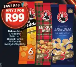 Checkers Bakers Mini Cheddars offer