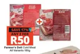 Checkers Farmer's Deli Cold Meat offer