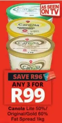 Checkers Canola Fat Spread offer
