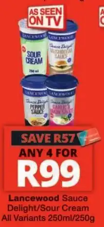 Checkers Lancewood Sauce Delight/Sour Cream offer