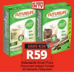 Checkers FutureLife Smart Food Flavoured Instant Cereal offer