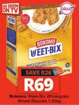 Checkers Bokomo Weet-Bix Wholegrain Wheat Biscuits offer