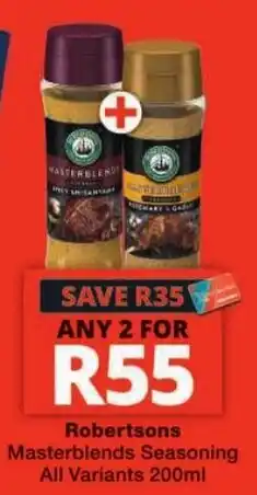 Checkers Robertsons Masterblends Seasoning offer
