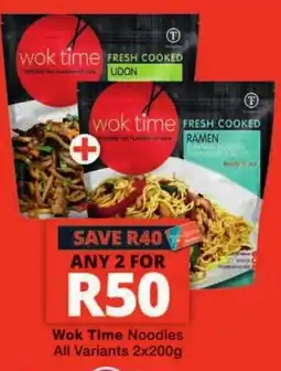 Checkers Wok Time Noodles offer