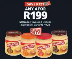 Checkers Melrose Flavoured Cheese Spread offer