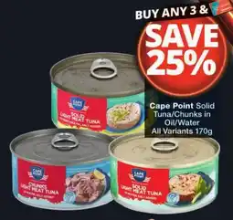 Checkers Cape Point Solid Tuna/Chunks offer