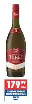 Ultra Liquors KWV THREE offer