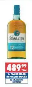 Ultra Liquors THE SINGLETON 12YO offer