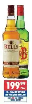 Ultra Liquors BELL'S OR J&B BLENDED SCOTCH WHISKY offer