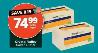 CRYSTAL VALLEY SALTED BUTTER
