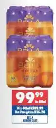 Ultra Liquors BELLA Mimosa Cans offer