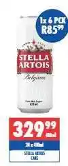 Ultra Liquors STELLA ARTOIS CANS offer