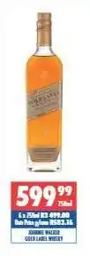 Ultra Liquors JOHNNIE WALKER offer