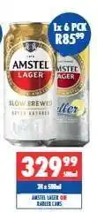 Ultra Liquors Amstel Lager or Radler Cans offer