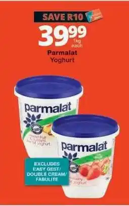 Checkers Parmalat Yoghurt offer