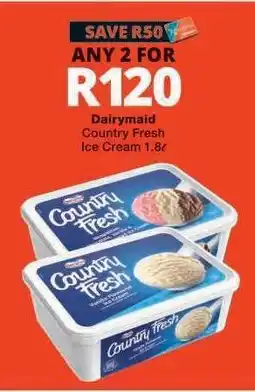 Checkers Dairymaid Country Fresh Ice Cream offer