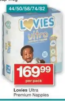 Checkers Lovies Ultra Premium Nappies offer