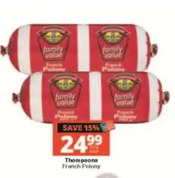 THOMPSONS FRENCH POLONY