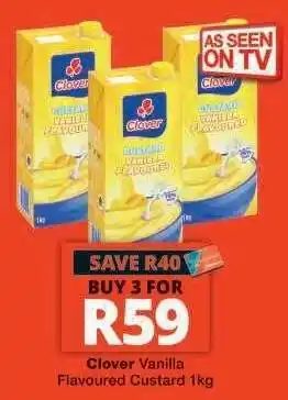 Clover Vanilla Flavoured Custard 1kg
