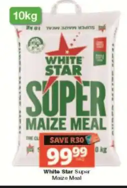 Checkers WHITE STAR SUPER MAIZE MEAL offer
