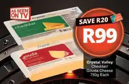 Checkers Crystal Valley Cheddar/Gouda Cheese offer