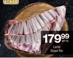 Checkers Lamb Staan Rib offer