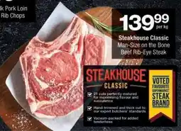Checkers Steakhouse Classic Man-Size on the Bone Beef Rib-Eye Steak offer