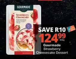 Checkers Gourmade Strawberry Cheesecake Dessert offer