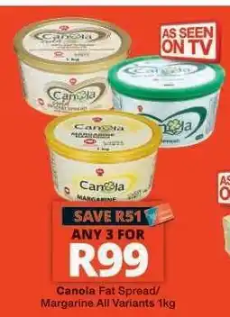 Checkers Canola Fat Spread/Margarine offer