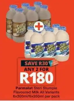Checkers Parmalat Steri Stumpie Flavoured Milk offer