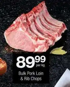 Checkers Bulk Pork Loin/Rib Chops offer