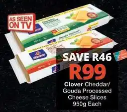 Checkers Clover Cheddar/Gouda Processed Cheese Slices offer