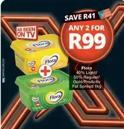 Checkers Flora Fat Spread 1kg offer