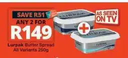 Checkers Lurpak Butter Spread offer