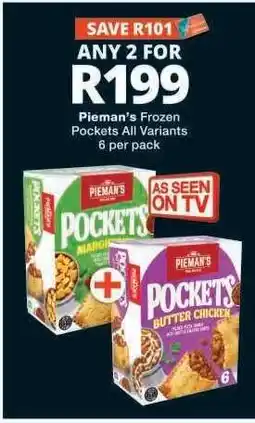 Checkers Pieman's Frozen Pockets offer